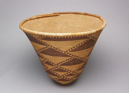 Burden Basket: 1870-80, plant fibers, by Pomo People