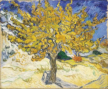 Mulberry Tree (1889): Painting by Vincent van Gogh