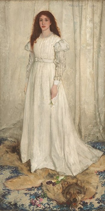 Symphony in White No. 1: 1862 Painting by James McNeill Whistler