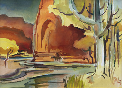 Title unkown (1992): Painting by Milford Zornes